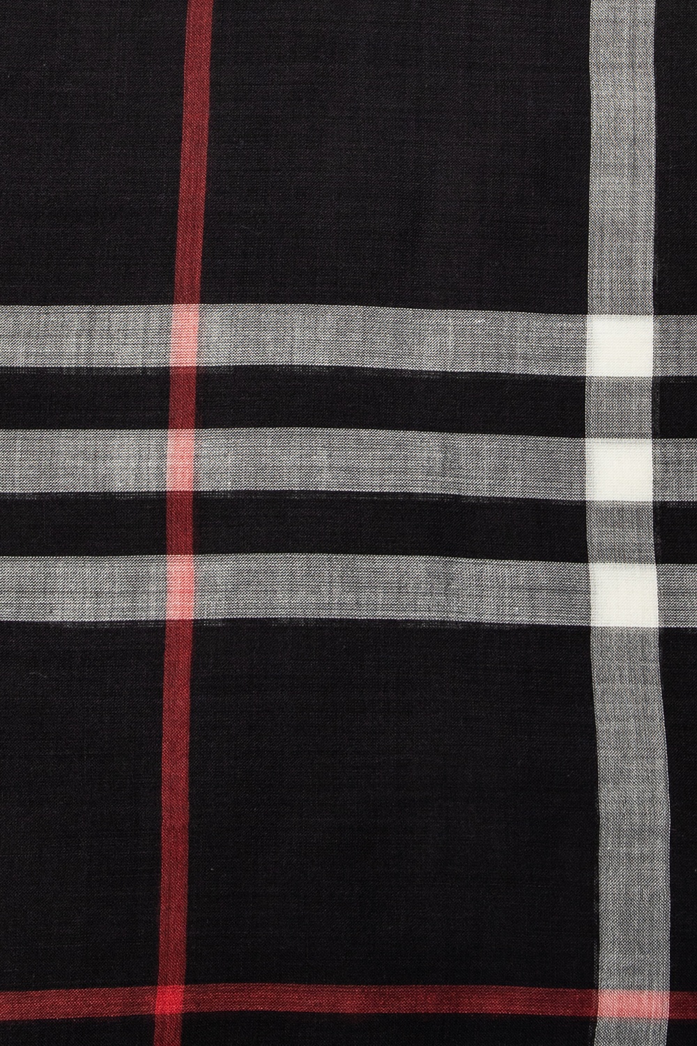 Burberry black hotsell check scarf